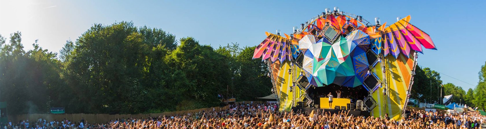 Speaker Mesh banners Amsterdam Open Air